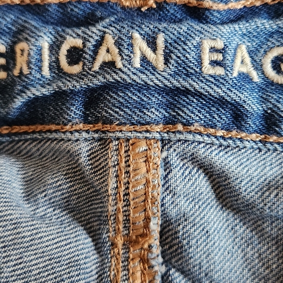 American Eagle Jeans Womens Sz 20x29 Plus 90s Straight Stretch Blue - Picture 10 of 10